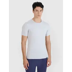 4F koszulka do biegania t-shirt męski 4FWSS25TFTSM1263 biały, Kolor: biały, Rozmiar: M