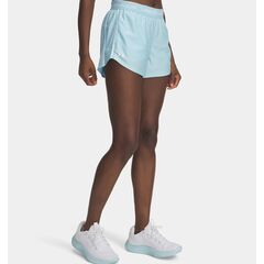 UNDER ARMOUR spodenki treningowe damskie sportowe Tech Play Up miętowe, Kolor: zielony, Rozmiar: M, 3 zdjęcie