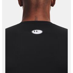 UNDER ARMOUR koszulka treningowa męska t-shirt HG Armour Comp SS czarna, Kolor: czarny, Rozmiar: S, 4 zdjęcie