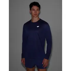 4F koszulka z długim rekawem treningowa longsleeve 4FWSS25TFLOM326 granatowa, Kolor: granatowy, Rozmiar: S, 6 zdjęcie