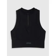 4F top koszulka damska na ramiączkach 4FRSS25TFSLF721 czarna, Kolor: czarny, Rozmiar: M/L, 2 zdjęcie