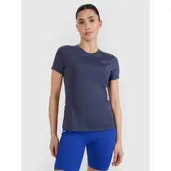 4F koszulka damska t-shirt do biegania 4FWSS25TFTSF1267 granatowa, Kolor: granatowy, Rozmiar: S