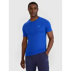 4F koszulka do biegania t-shirt męski 4FWSS25TFTSM1262 niebieski, Kolor: niebieski, Rozmiar: S/M