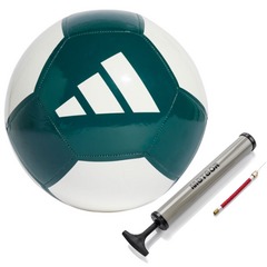 ADIDAS piłka nożna treningowa IX3983 biała/zielona + pompka