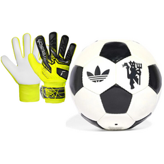 ZESTAW piłka nożna ADIDAS + rękawice bramkarskie REUSCH 2w1