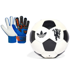 ZESTAW piłka nożna ADIDAS + rękawice bramkarskie REUSCH 2w1
