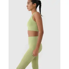 4F legginsy sportowe damskie do ćwiczeń 4FRSS25TFTIF309 zielone, Kolor: zielony, Rozmiar: M/L, 4 zdjęcie