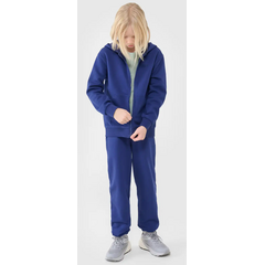 4F bluza z kapturem dla chłopca 4FJWSS25TSWSM1851 niebieska, Kolor: niebieski, Rozmiar: 152, 2 zdjęcie