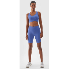 4F krótkie legginsy do ćwiczeń 4FWAW24TFSHF710 fioletowe, Kolor: fioletowy, 3 zdjęcie