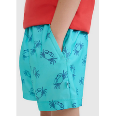 4F krótkie spodenki  szorty kąpielowe dziecięce 4FJWSS25UBDSM121, Kolor: zielony, Rozmiar: 158/164, 3 zdjęcie