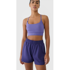 4F spodenki damskie sportowe do ćwiczeń 4FRSS25TFSHF0874 granatowe, Kolor: granatowy, Rozmiar: S, 4 zdjęcie