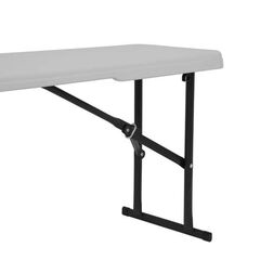 NC3404 SKŁADANA ŁAWKA OGRODOWA 183 CM BIAŁA NILS CAMP, 5 zdjęcie