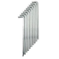 ŚLEDZIE SZPILKI DO NAMIOTU PRO 8MM 20CM KPL.10SZT METAL