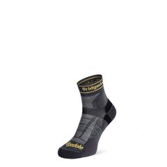 Bridgedale Skarpety męskie Trail Run Ultralight T2 Merino Sport 3/4 Crew szare, Kolor: szary, Rozmiar: M (40-43)