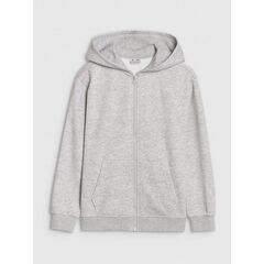 4F bluza z kapturem dla chłopca 4FJWSS25TSWSM1859 szara, Kolor: szary, Rozmiar: 146