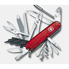 VICTORINOX scyzoryk CyberTool L 91mm Celidor transparentny czerwony