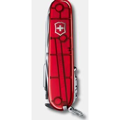 VICTORINOX scyzoryk CyberTool L 91mm Celidor transparentny czerwony, 3 zdjęcie