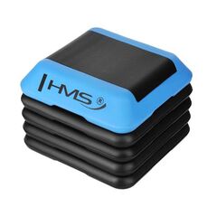 HMS AS001 mini step do ćwiczeń fitness aerobik czarny/niebieski, Kolor: niebieski, Rozmiar: one size