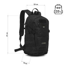 NILS CAMP plecak taktyczny 25L Cobra NC3905 czarny, Kolor: czarny, Rozmiar: one size, 5 zdjęcie