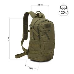 NILS CAMP plecak taktyczny 25L Cobra NC3905 zielony, Kolor: zielony, Rozmiar: one size, 5 zdjęcie