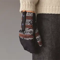 Elmer rękawice Gara Cover navy blue - orange, Rozmiar: L