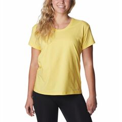 Columbia koszulka damska Sun Trek SS II Lemon Wash, Rozmiar: XS