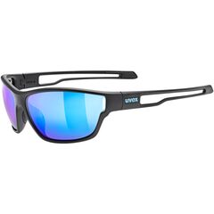 Uvex Okulary sportowe Sportstyle 806 czarno-niebieskie
