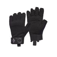 BLACK DIAMOND Rękawiczki wspinaczkowe CRAG Half-Finger GLOVES black, Kolor: czarny, Rozmiar: XS