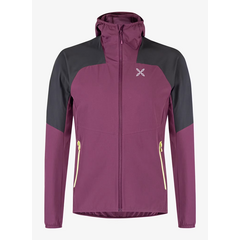 Montura softshell damski Rise Hooded Jacket różowy, Rozmiar: M