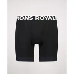Mons Royale spodenki wewnętrzne bokserki rowerowe męskie z wkładką Mens Epic Merino Bike Liner czarme, Kolor: czarny, Rozmiar: S