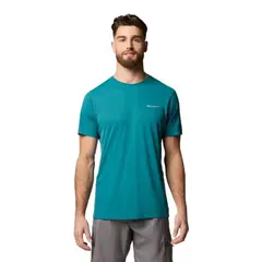 Columbia koszulka męska Zero Rules Light SS Crew River Blue, Rozmiar: M