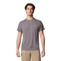Columbia koszulka męska Zero Rules Light SS Crew City Grey, Rozmiar: S