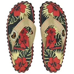 Gumbies Klapki Unisex Islander Flip-Flops denim / hibiscus, Rozmiar: 37