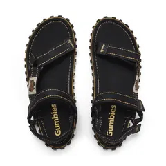 Gumbies sandały Unisex Tracker Sandals czarne, Rozmiar: 37