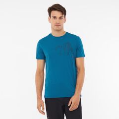 Viking T-shirt męski Morain Bamboo Man niebieski, Rozmiar: S