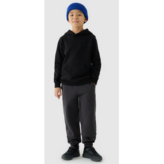 4F bluza z kapturem dla chłopca 4FJWSS25TSWSM1859 czarna, Kolor: czarny, Rozmiar: 140, 6 zdjęcie