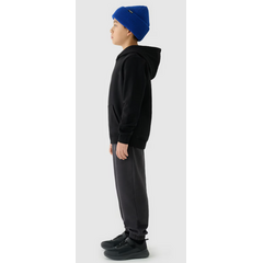 4F bluza z kapturem dla chłopca 4FJWSS25TSWSM1859 czarna, Kolor: czarny, Rozmiar: 140, 3 zdjęcie