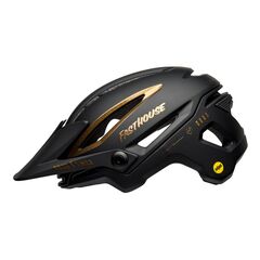 Kask mtb BELL SIXER INTEGRATED MIPS fasthouse matte gloss czarny gold, Kolor: czarno-złoty, Rozmiar: S (52–56 cm)