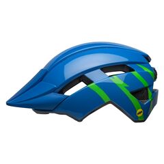 Kask dziecięcy BELL SIDETRACK II strike gloss niebieski green, Kolor: niebieski, Rozmiar: Uniwersalny (47-54 cm)