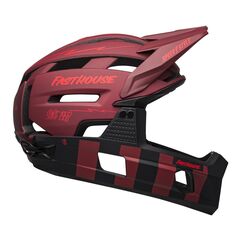Kask full face BELL SUPER AIR R MIPS SPHERICAL matte czerwony czarny fasthouse, Kolor: czerwony, Rozmiar: S (52-56 cm)