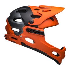 Kask full face BELL SUPER 3R MIPS matte orange czarny, Kolor: czarny, Rozmiar: S (52-56 cm)