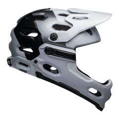 Kask full face BELL SUPER 3R MIPS matte biały czarny, Kolor: biały, Rozmiar: S (52-56 cm)
