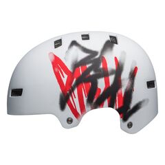 Kask bmx BELL LOCAL maotwy biały Scribble, Kolor: biało-czarny, Rozmiar: M (55-59 cm)