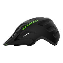 GIRO kask rowerowy juniorski z mipsem i regulacją TREMOR zielony, Kolor: czarny, Rozmiar: Uniwersalny (47-54 cm)