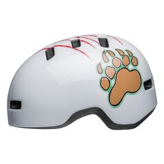 Kask dziecięcy BELL LIL RIPPER biały grizzly, Kolor: biało-pomarańczowy, Rozmiar: XS (45–52 cm)