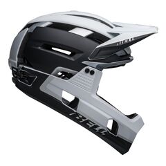 Kask full face BELL SUPER AIR R MIPS SPHERICAL matte czarny biały, Kolor: biały, Rozmiar: S (52-56 cm)