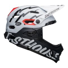 Kask full face BELL SUPER DH MIPS SPHERICAL fasthouse matte gloss czarny biały, Kolor: biało-czarny, Rozmiar: S (52-56 cm)