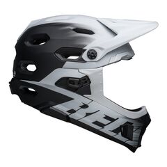 Kask full face BELL SUPER DH MIPS SPHERICAL matte czarny biały, Kolor: biały, Rozmiar: S (52-56 cm)