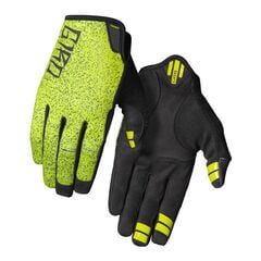Rękawiczki męskie GIRO DND długi palec lime brakedown, Rozmiar: L