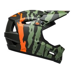 Kask full face BELL SANCTION 2 DLX MIPS ravine matte ciemny green orange, Kolor: zielony, Rozmiar: XS/S (51-55 cm)